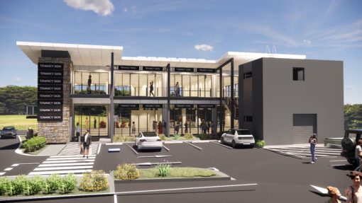 Marketplace commercial retail building